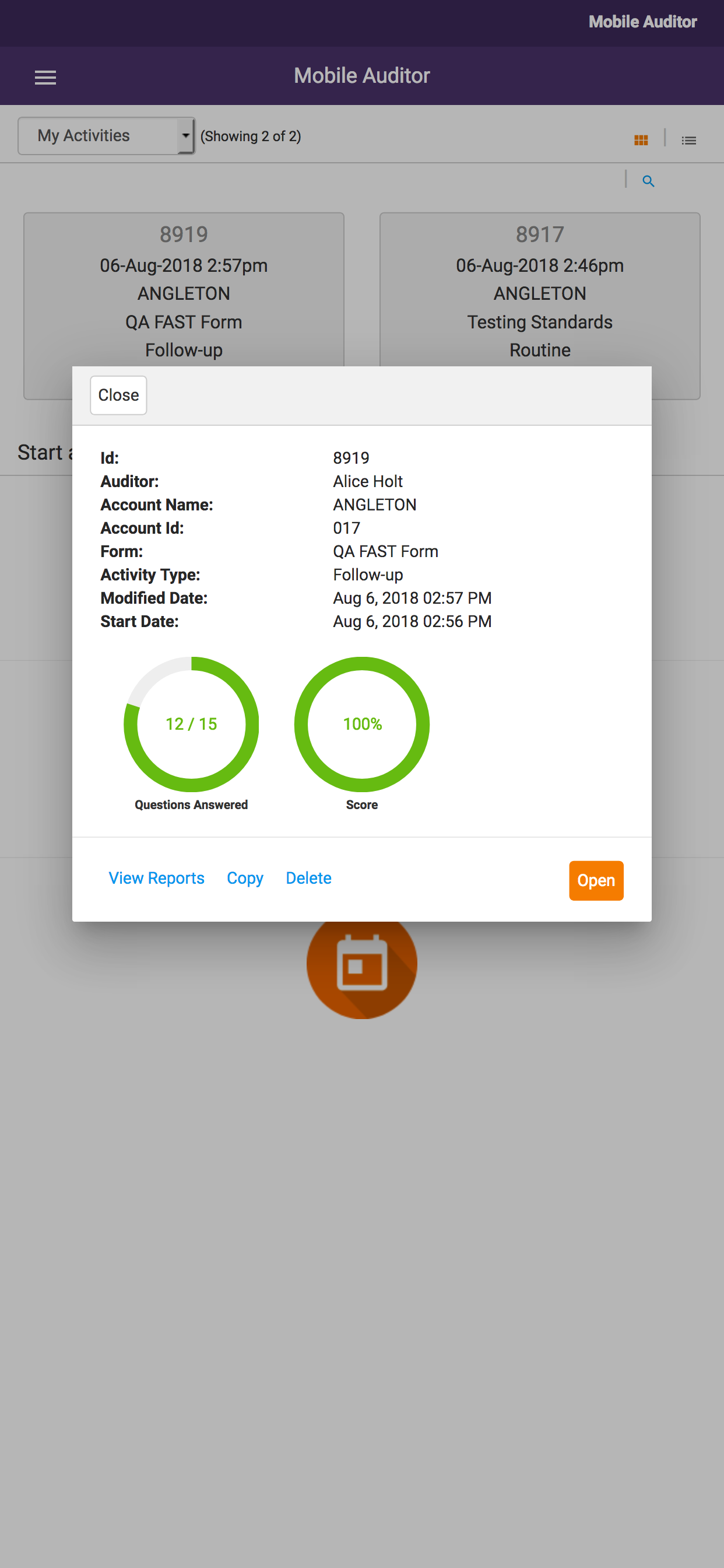 RizePoint Mobile-Auditor