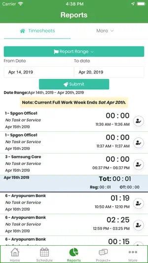 Timesheet Mobile™ screenshot 6