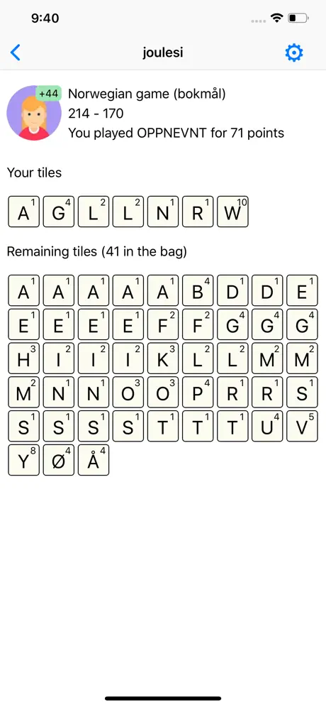 Wordfeud Tiles