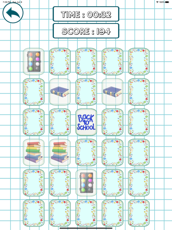 Memory Matches Brain Game iPad screenshot