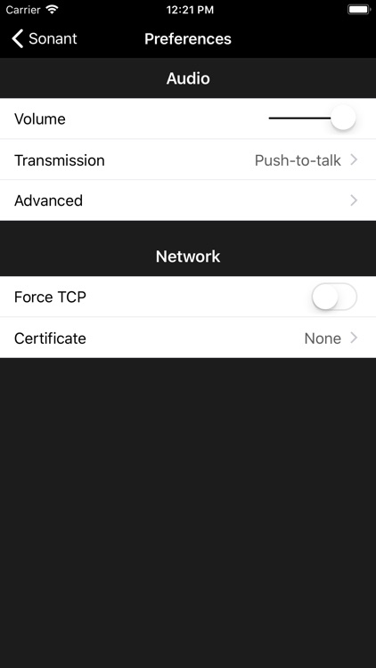 Sonant - audio conference call