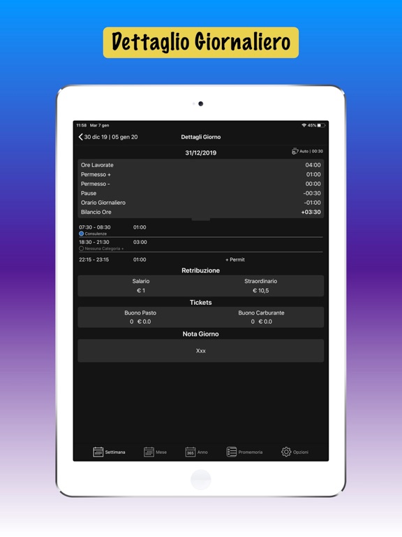 Register Schedules iPad screenshot 6 - Productivity app