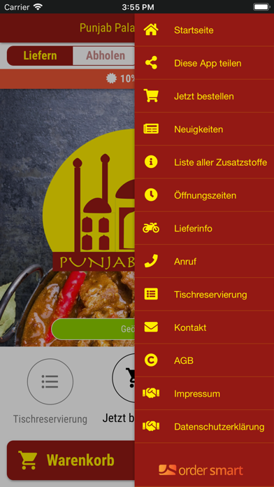 Screenshot #3 pour Punjab Palace Gräfelfing