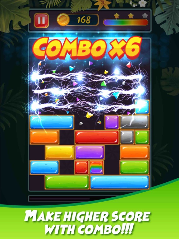 Screenshot #3 for Jewel Sliding - Drop Puzzle