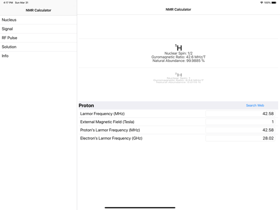 Screenshot #4 pour NMR Calculator