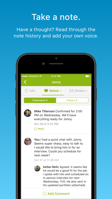 BambooHR Hiring Screenshot