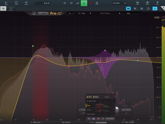 FabFilter Pro-Q 3 iPad app afbeelding 6