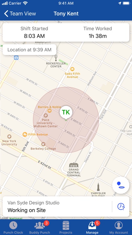 Hawk-I GPS Punch Clock screenshot-3