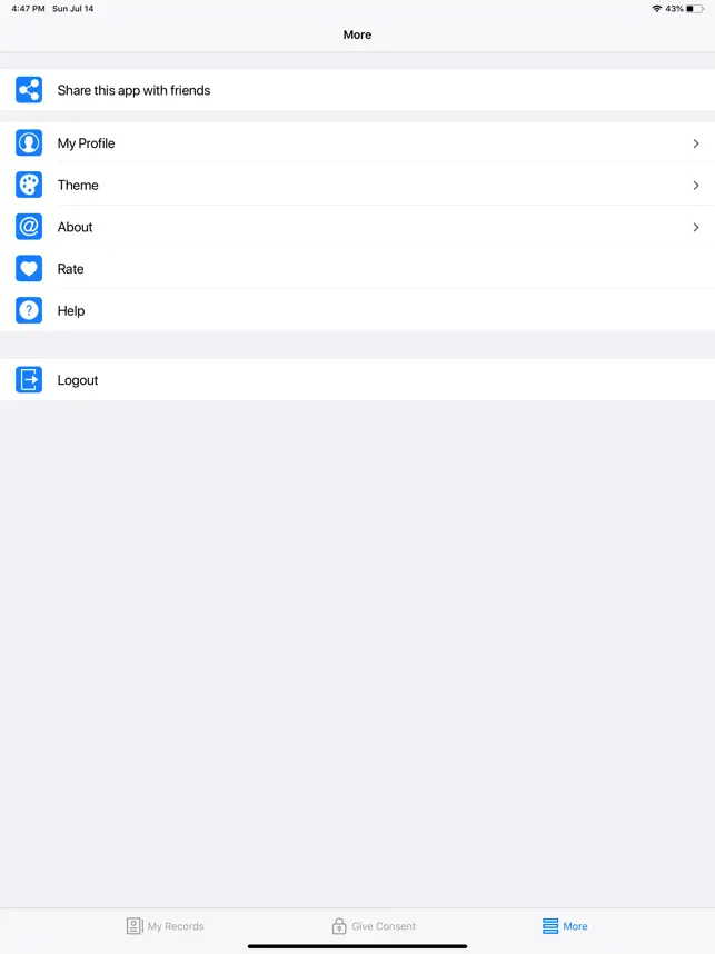 Screenshot 3 MyData App iphone