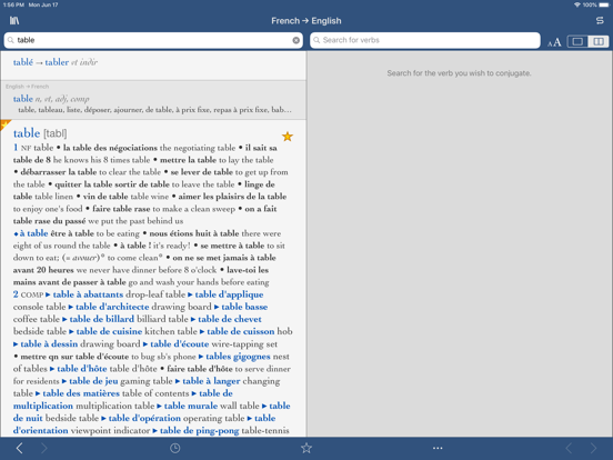 Collins-Robert Concise iPad app afbeelding 1