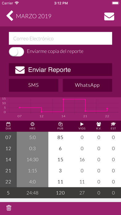 Informe Ministerio Pro screenshot 2