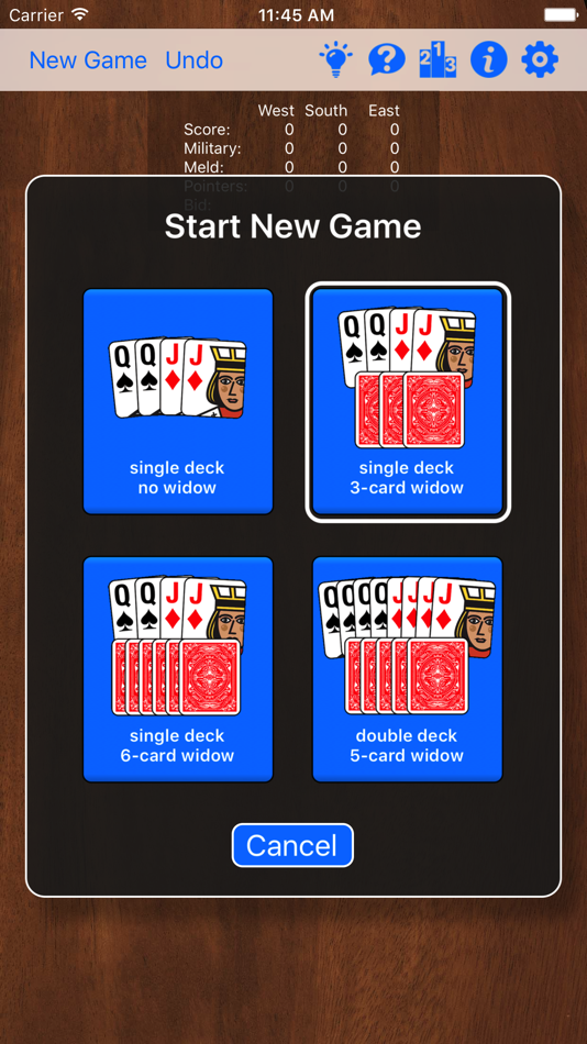 #3. Cutthroat Pinochle (iOS) Tekijänä: fishdog.net