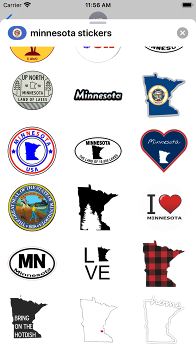 Minnesota emoji - USA stickers Screenshot