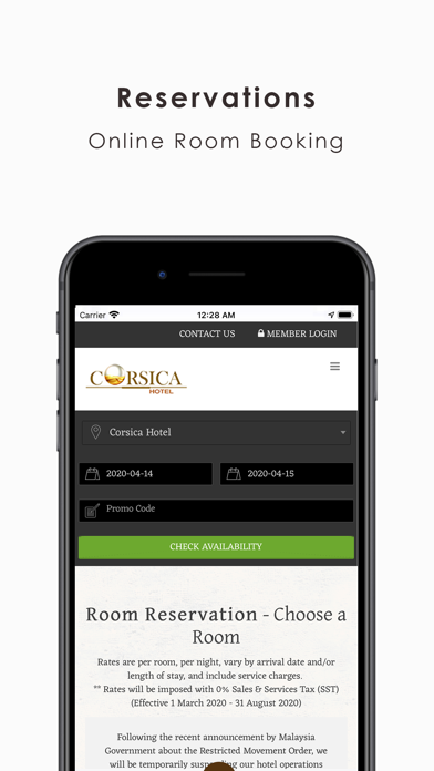 Screenshot #2 pour Corsica Hotel - Booking