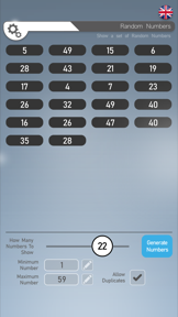 Random Number App screenshot