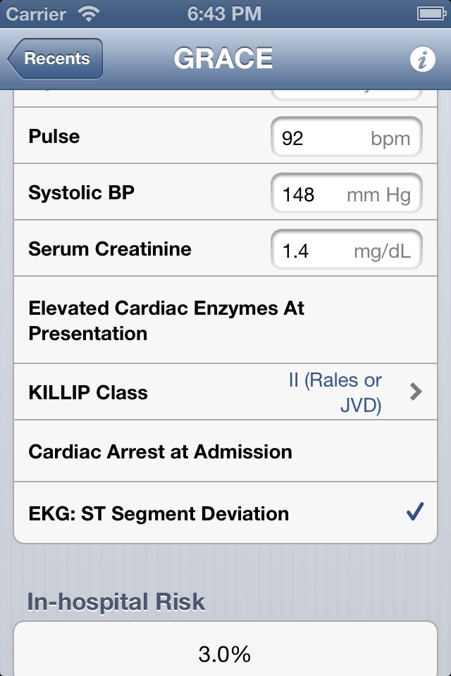 MediMath Medical Calculator screenshot 2