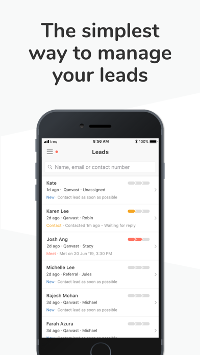 Treq.io Screenshot