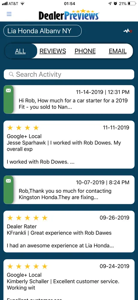Dealer Previews