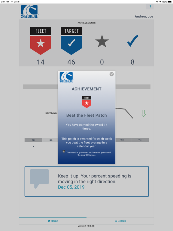 Driver App for SpeedGauge iPad screenshot 3 - Productivity app