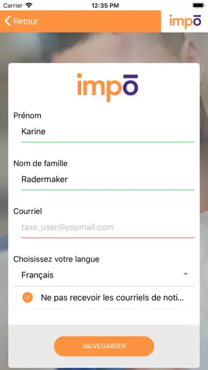IMPO RCGT screenshot 1