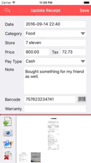 receipt smart iphone screenshot 2