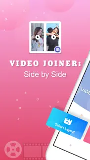 video joiner : side by side iphone screenshot 1