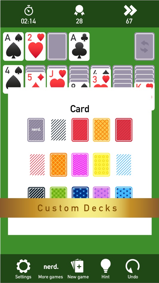 #3. Quickie Solitaire (iOS) 由: Nerd Agency