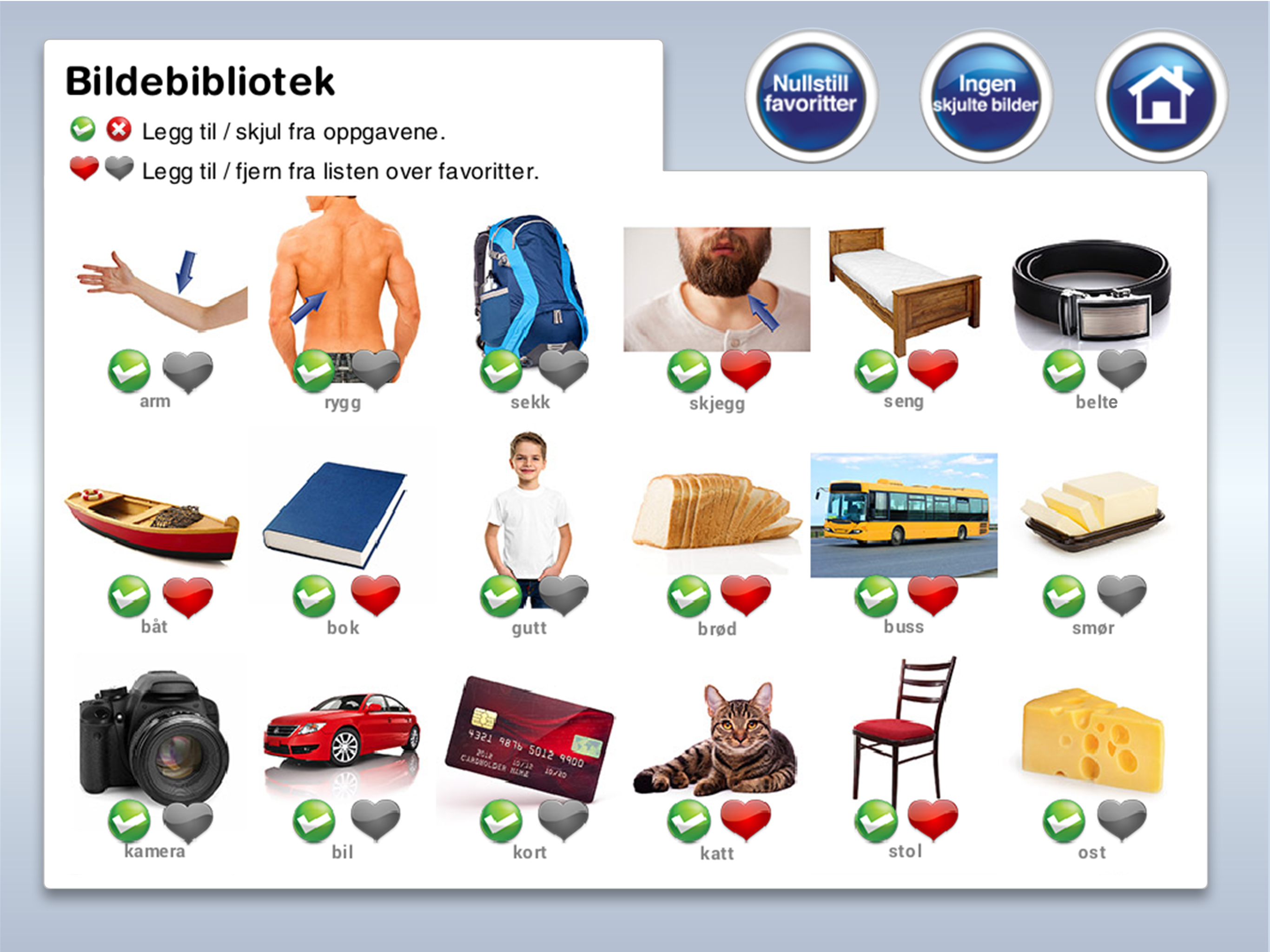 Dagligliv Afasi-app screenshot 8