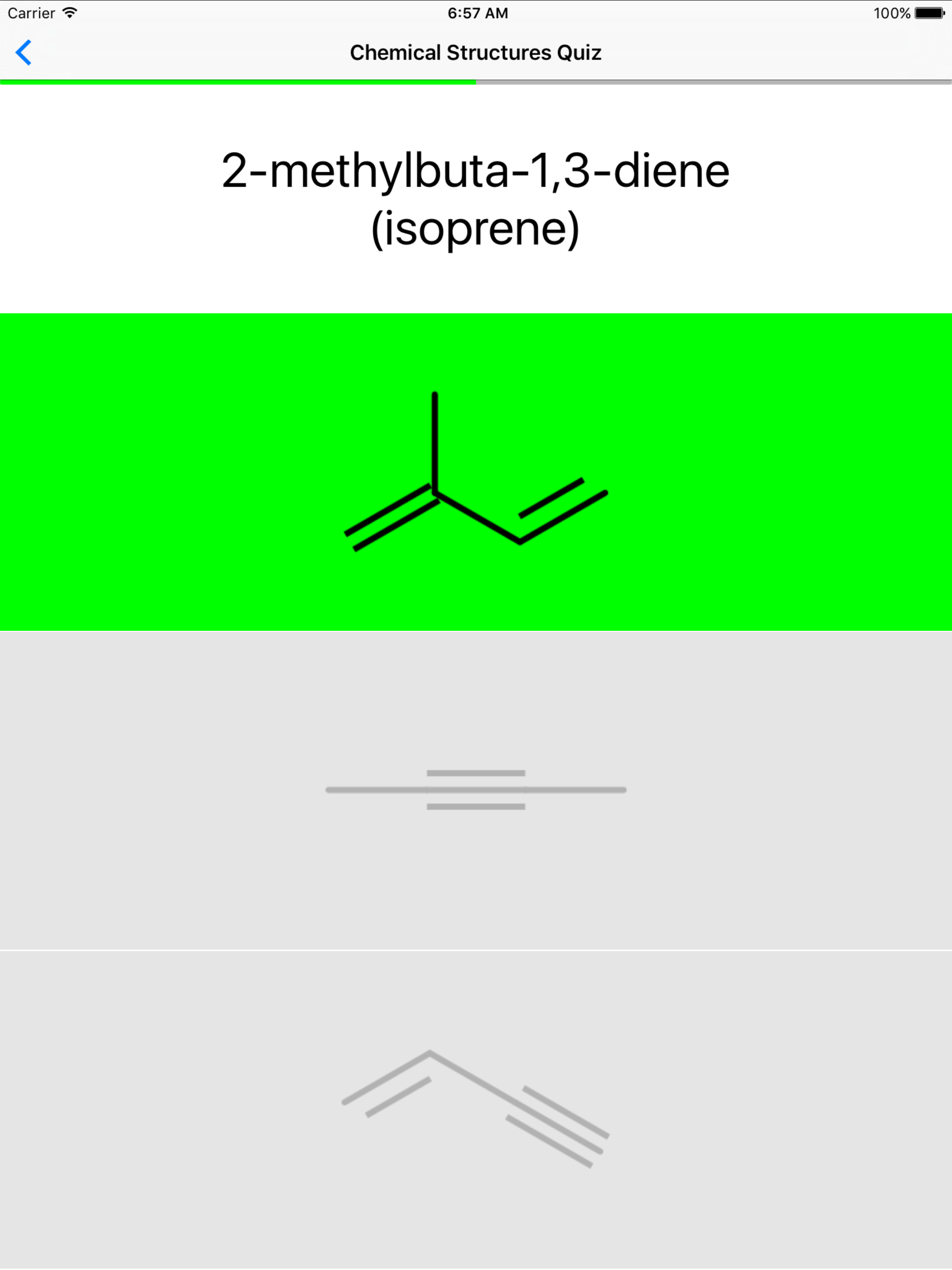 Chemical Structures Quiz