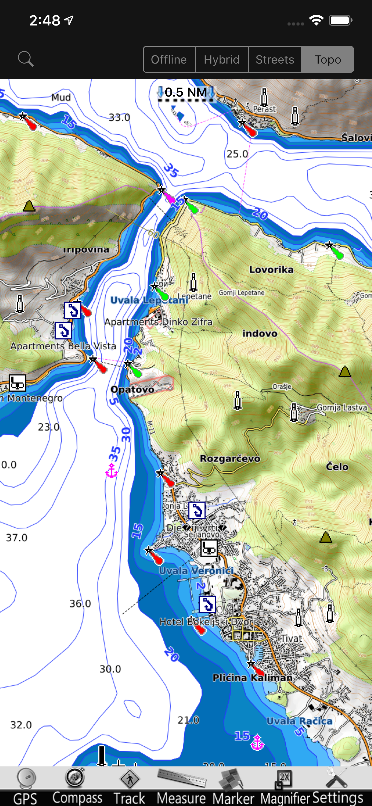 Croatia GPS Nautical Chart Pro