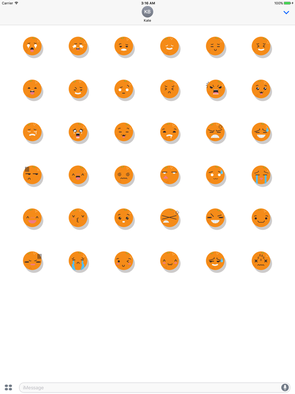 Screenshot #5 pour Sticker Me Funny Orange
