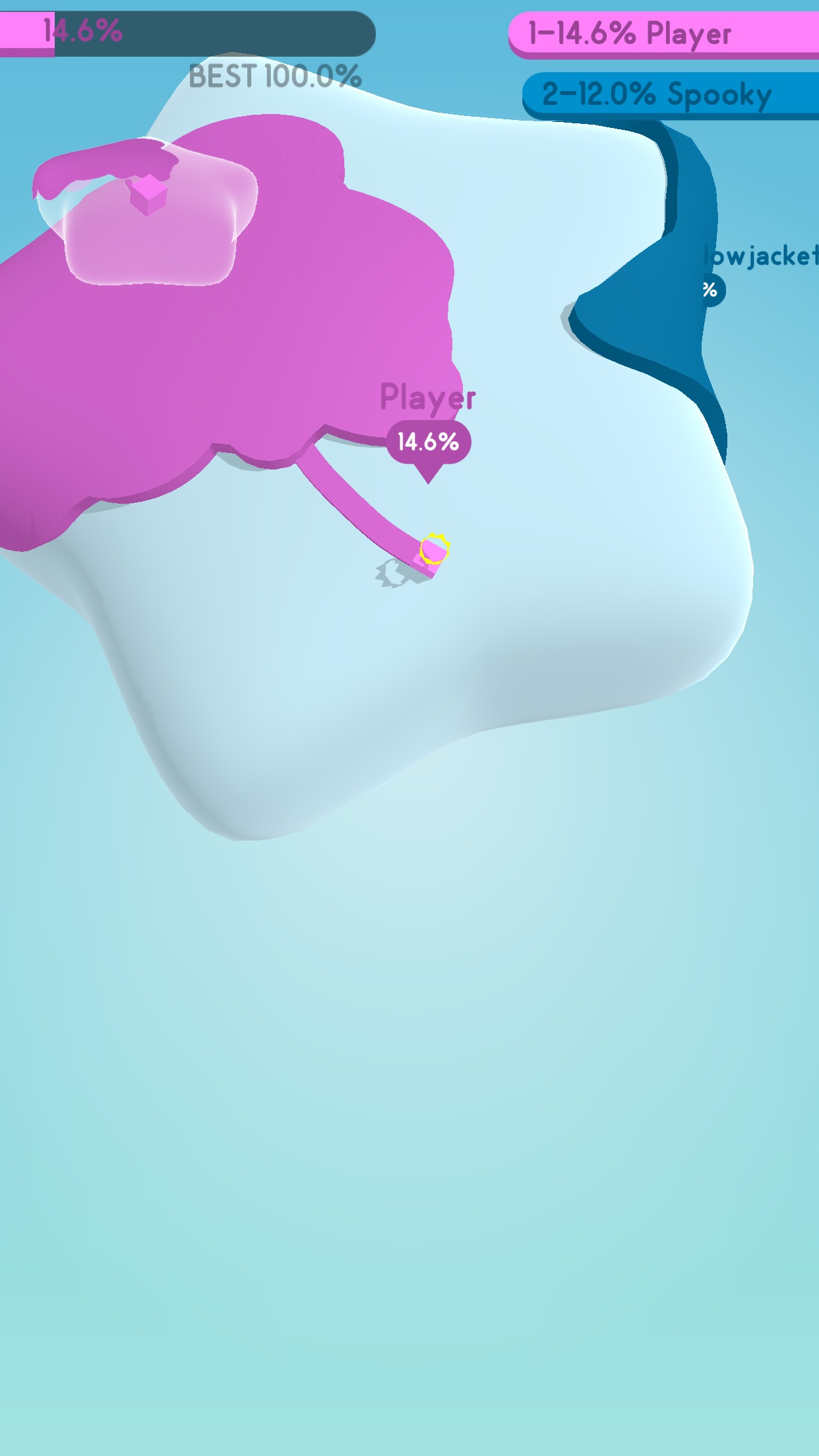 Screenshot 1 of Paper.io 3D