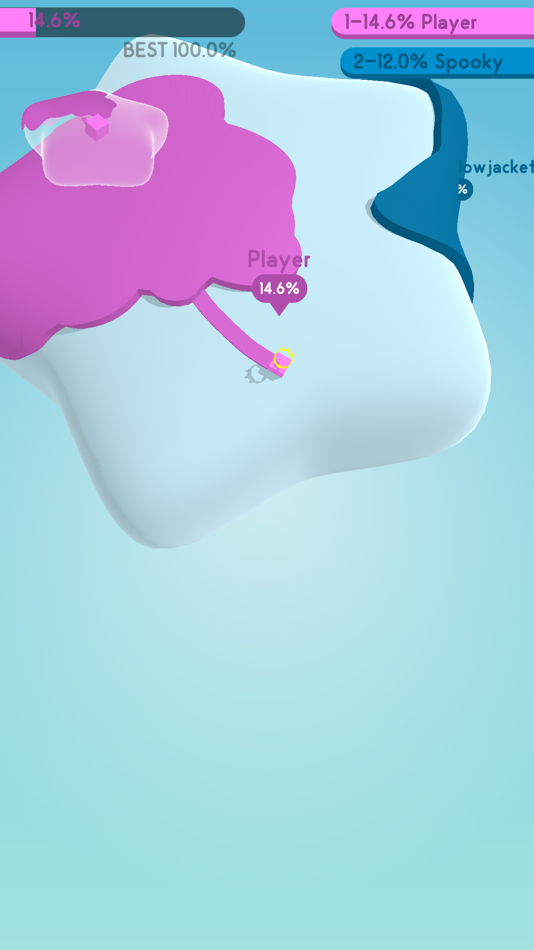 #1. Paper.io 3D (iOS) Göre: Voodoo