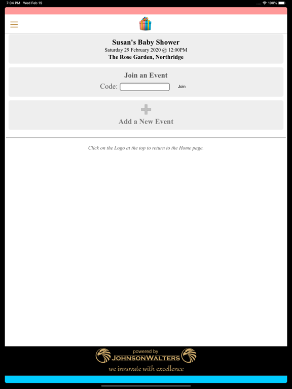 Baby Shower Registry