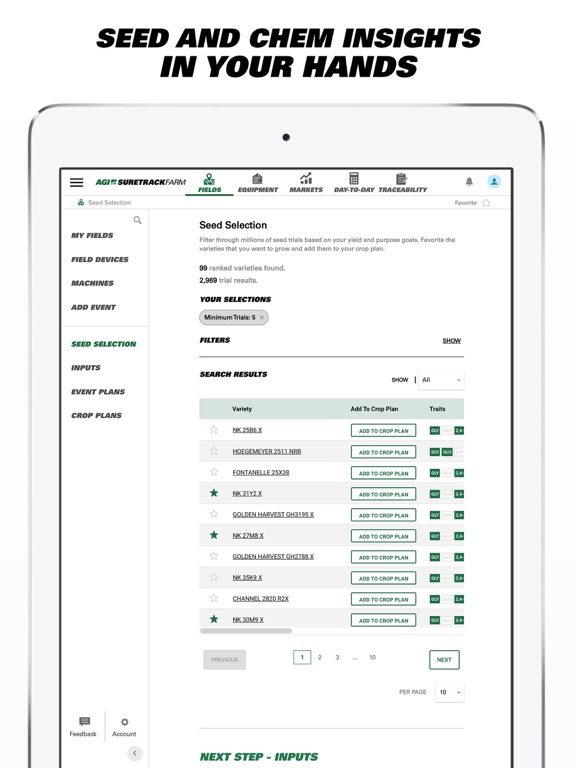 SureTrack FARM iPad screenshot 4 - Productivity app