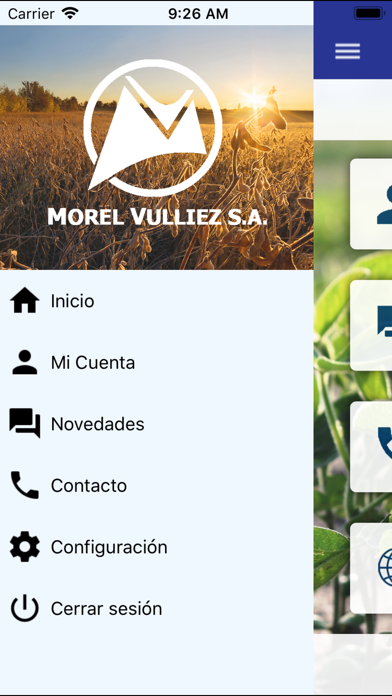 Morel Vulliez S.A. Screenshot