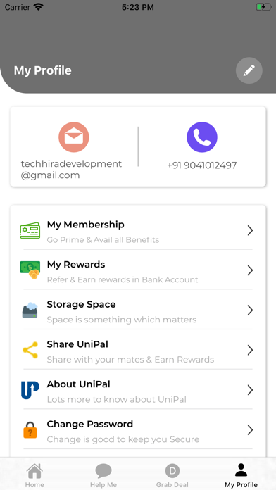 App screenshot