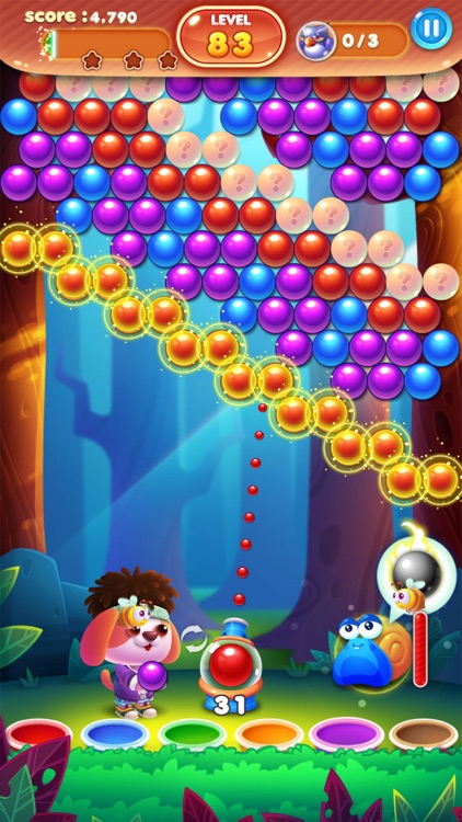 Bubble Shooter: Magic Snail