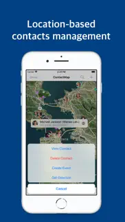 contacts map: territory manage iphone screenshot 2