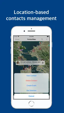 Contacts Map: territory manage iPhone image 2