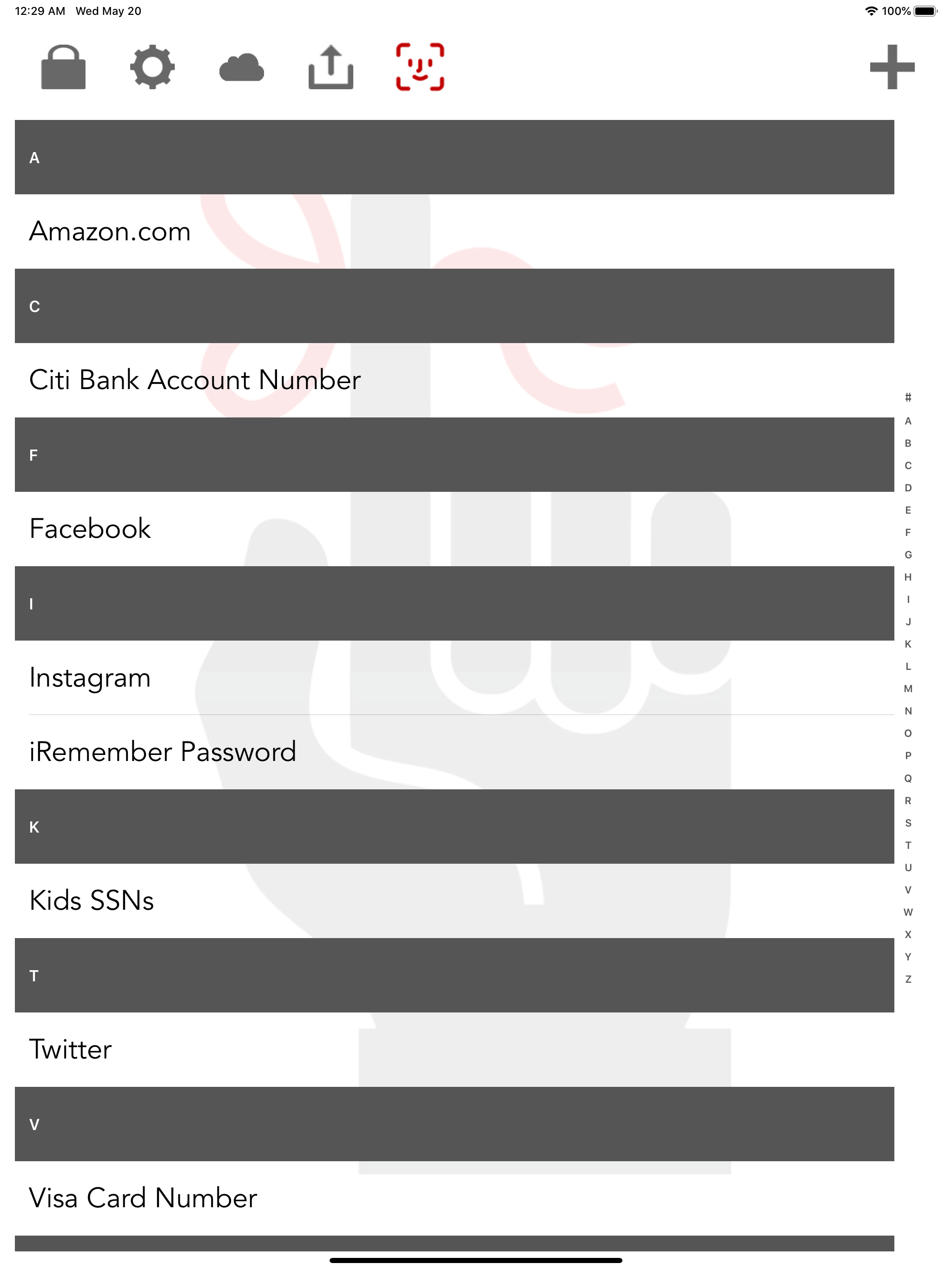 iRemember - Password Manager