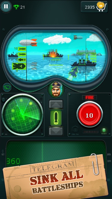 You sunk submarine sea battle Screenshot