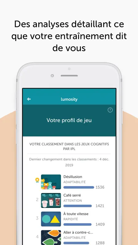 Lumosity : jeux quotidiens screenshot 8 of 8