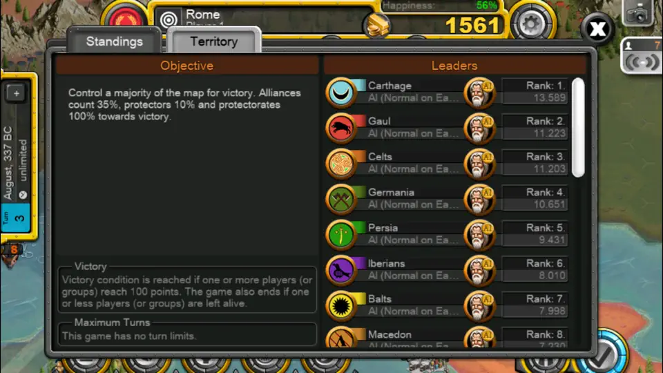 Capture d'écran de Demise Of Nations sur iPhone 3