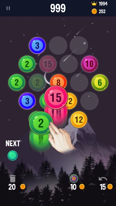 Merge Hexa - Number Up 8 screenshot 2