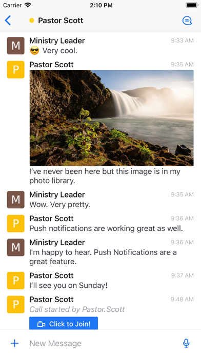 Believers Chat App Screenshot