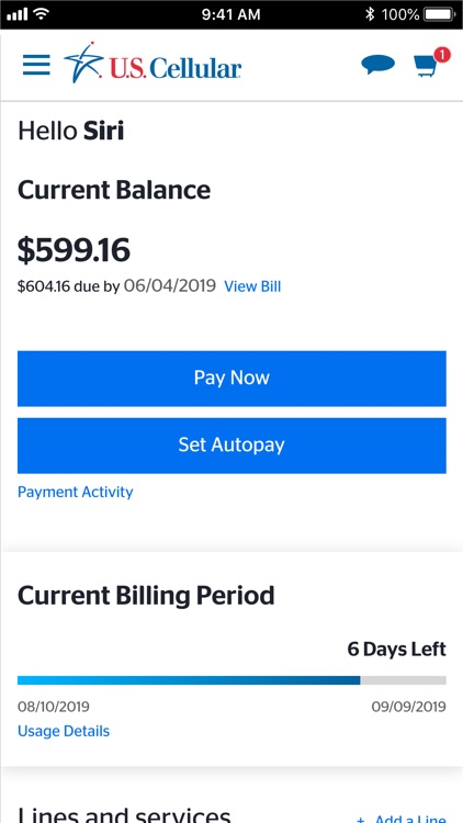 U.S. Cellular – My Account