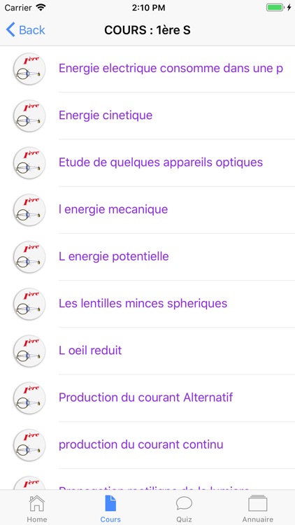 Cours de Physique screenshot-5