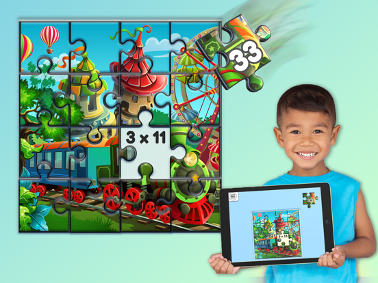My Math Puzzles Flash Cards iPad screenshot