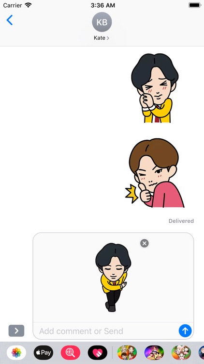 Chibi korean emoji Stickers